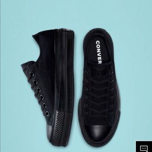 Black - Chuck Taylor All Star Platform Lowtop